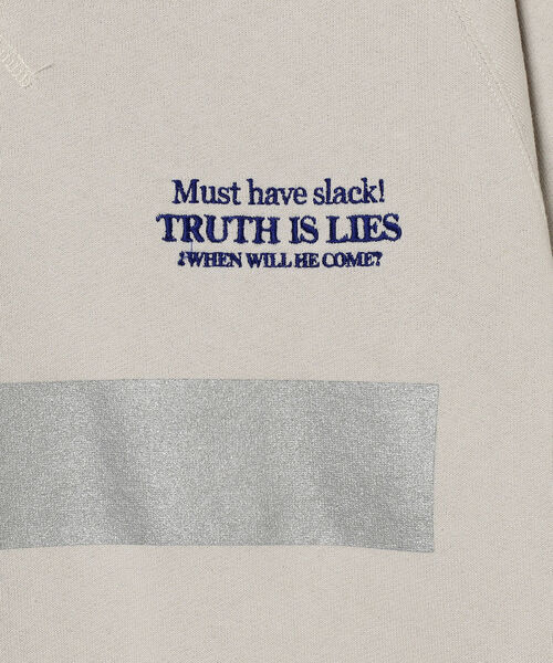 Black Weirdos(ブラックウィドウ)の「BLACK WEIRDOS / Refector Crewneck Sweatshirt(スウェット・メンズ・ベージュ・LARGE/X-LARGE)」の7枚目の写真