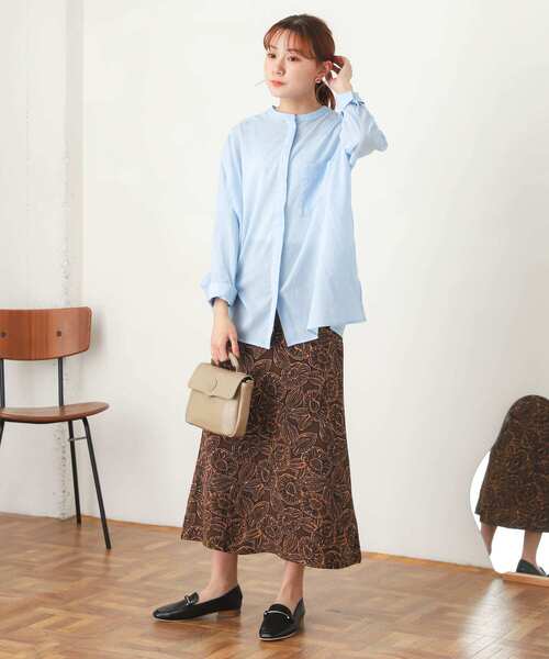 SENSE OF PLACE by URBAN RESEARCH（センスオブプレイスバイアーバンリサーチ）の「プリントマーメイドスカート（スカート・レディース・ブラウン系その他/ブラック系その他/オレンジ系その他/レッド系その他/ブルー系その他/イエロー系その他・SMALL/MEDIUM）」の22枚目の写真