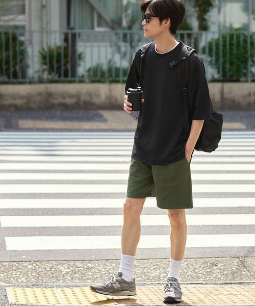 coca（coca）（コカ）の「【WEB限定セール】メンズ エンボスラグランプルオーバー（Tシャツ/カットソー・メンズ・ブラック/ネイビー/チャコール/ライトグレー・ONE SIZE）」の5枚目の写真