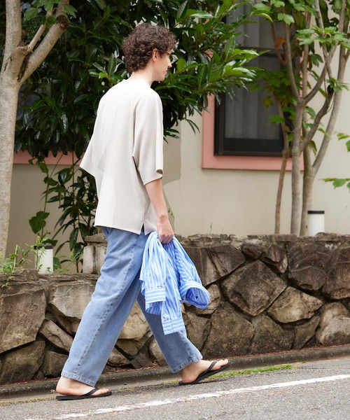 coca（coca）（コカ）の「【WEB限定セール】メンズ エンボスラグランプルオーバー（Tシャツ/カットソー・メンズ・ブラック/ネイビー/チャコール/ライトグレー・ONE SIZE）」の14枚目の写真