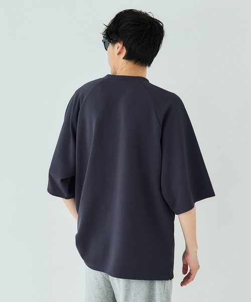 coca（coca）（コカ）の「【WEB限定セール】メンズ エンボスラグランプルオーバー（Tシャツ/カットソー・メンズ・ブラック/ネイビー/チャコール/ライトグレー・ONE SIZE）」の18枚目の写真