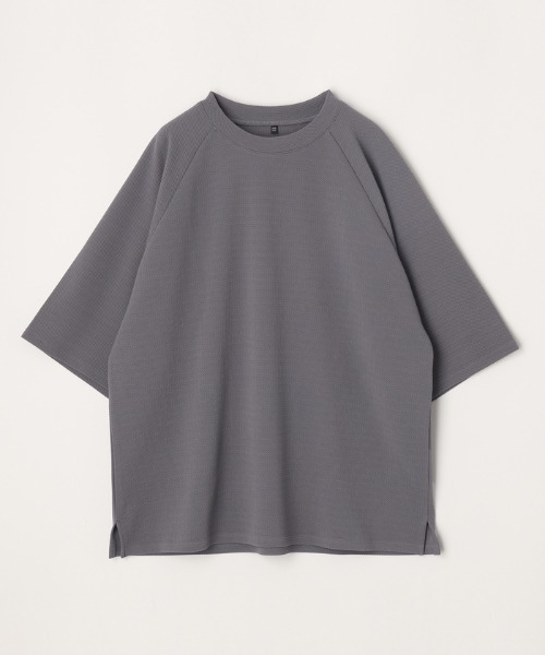 coca（coca）（コカ）の「【WEB限定セール】メンズ エンボスラグランプルオーバー（Tシャツ/カットソー・メンズ・ブラック/ネイビー/チャコール/ライトグレー・ONE SIZE）」の21枚目の写真