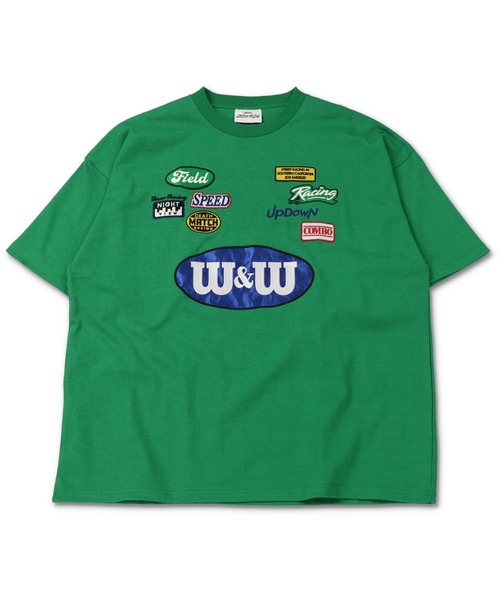 SPINNS（スピンズ）の「【ビッグシルエット】レーシングロゴ刺繍