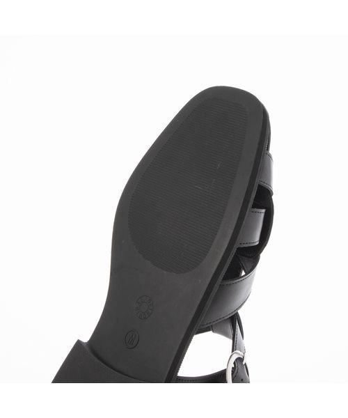 Fin(フィン)の「スクエアトゥグルカサンダル【低反発スポンジ入り】(サンダル・レディース・ブラック/ブラウン/アイボリー・LL/S/M/L)」の15枚目の写真