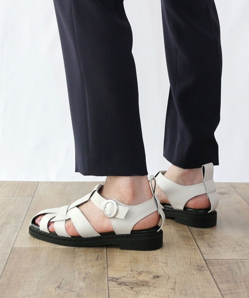 Fin(フィン)の「スクエアトゥグルカサンダル【低反発スポンジ入り】(サンダル・レディース・ブラック/ブラウン/アイボリー・LL/S/M/L)」の7枚目の写真