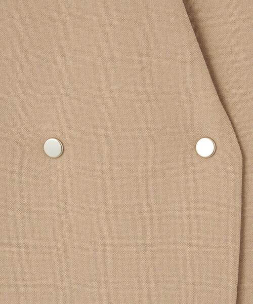 green label relaxing（グリーンレーベルリラクシング）の「【WEB限定】［ XS /H148-155㎝］Pトロ ノーラペル ジレ -マシンウォッシャブル・ストレッチ・防シワ-（ベスト・レディース・ダークグレー/ベージュ/ピンク・XS）」の12枚目の写真