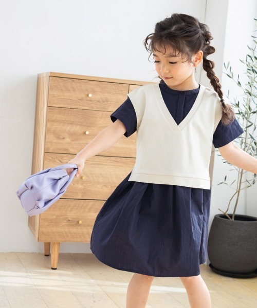 Kids 半袖シャツワンピース シャツワンピース Lulpini ルルピー二 のファッション通販 Zozotown