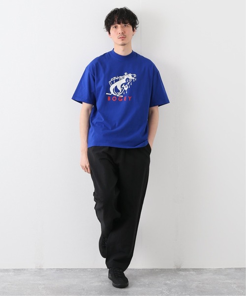 penguin BY MUNSINGWEAR(ペンギン バイ マンシングウェア)の「【Penguin by Munsingwear × EDIFICE GOLF】別注 ボギーTシャツ(Tシャツ/カットソー・メンズ・ブルー/ブラック/ホワイト・MEDIUM/LARGE)」の4枚目の写真
