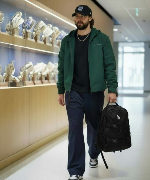 MLB（メジャーリーグベースボール）の「MLB デイパック（バックパック/リュック・レディース・ブラック系その他2/ブラック/ブラック系その他/ベージュ/ブラック系その他3/ブラック系その他4・FREE）」の6枚目の写真