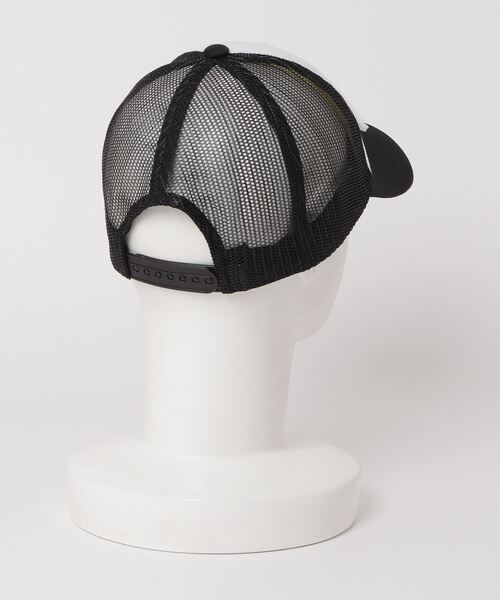 REGION（リージョン）の「【REGION/リージョン】patchwork trucker cap/ベースボールキャップ 帽子（キャップ・メンズ・ブラック・ONE SIZE）」の2枚目の写真