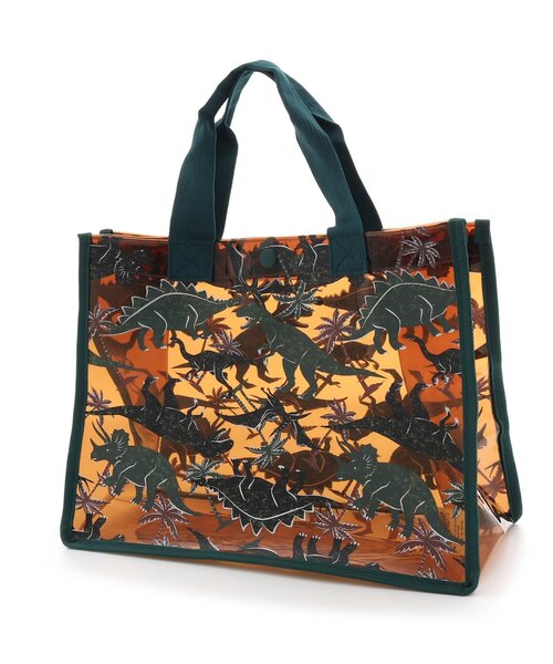 Ampersand（アンパサンド）の「ビーチバッグ（スイムグッズ・キッズ・ブルー/カーキ・MEDIUM）」の2枚目の写真