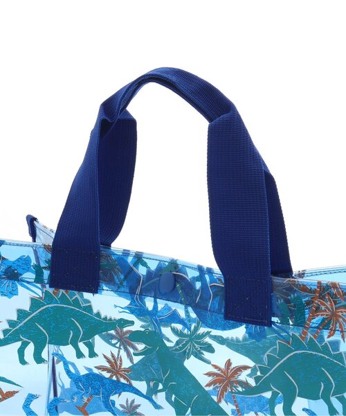 Ampersand（アンパサンド）の「ビーチバッグ（スイムグッズ・キッズ・ブルー/カーキ・MEDIUM）」の5枚目の写真