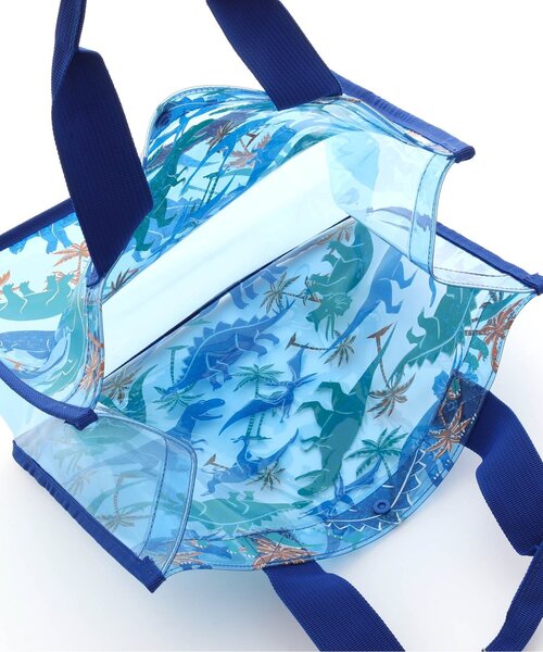 Ampersand（アンパサンド）の「ビーチバッグ（スイムグッズ・キッズ・ブルー/カーキ・MEDIUM）」の6枚目の写真