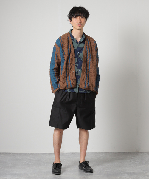 JOURNAL STANDARD（ジャーナルスタンダード）の「[ECOPET] ポリニットカーディガン（カーディガン/ボレロ・メンズ・ブラウン/ネイビー・MEDIUM/LARGE）」の18枚目の写真