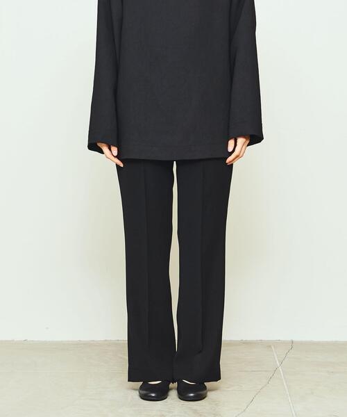 UNITED ARROWS & SONS II+ FLARE PANTS 黒 S UNITED ARROWS & SONS（ユナイテッドアローズアンドサンズ）の