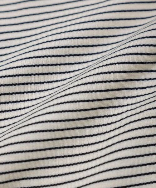 BEAUTY&YOUTH UNITED ARROWS（ビューティーアンドユースユナイテッドアローズ）の「ミジンボーダー リンガーTシャツ（Tシャツ/カットソー・メンズ・ホワイト/ダークブラウン/クリーム・L/S/M/XL）」の20枚目の写真