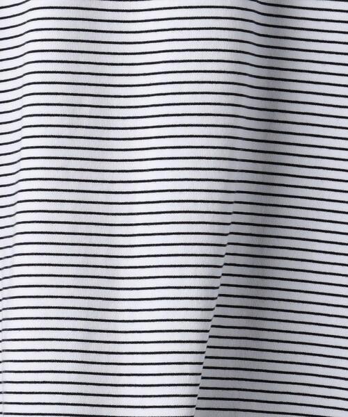 BEAUTY&YOUTH UNITED ARROWS（ビューティーアンドユースユナイテッドアローズ）の「ミジンボーダー リンガーTシャツ（Tシャツ/カットソー・メンズ・ホワイト/ダークブラウン/クリーム・L/S/M/XL）」の17枚目の写真