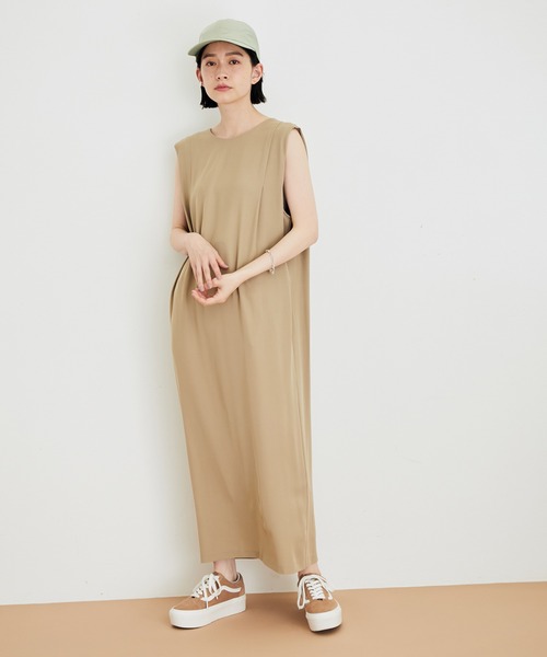 ADAM ET ROPE'（アダムエロペ）の「ドローコードサテンキャップ（キャップ・レディース・ブラック/グリーン系その他・FREE）」の5枚目の写真