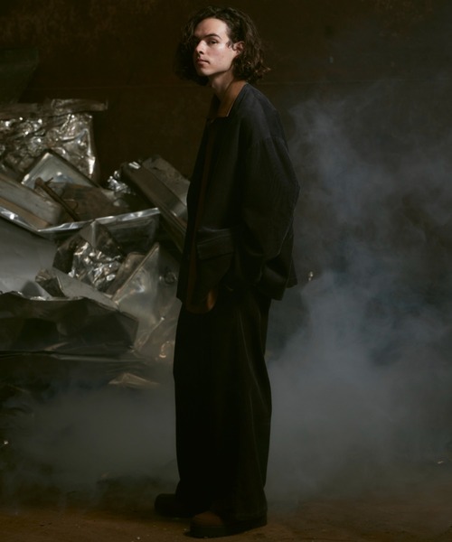 CASPER JOHN(キャスパージョン)の「Corduroy cross collar tailored jacket/コーデュロイクロスカラーテーラードジャケット(テーラードジャケット・メンズ・チャコールグレー/インディゴブルー/ナチュラル・SMALL/MEDIUM/LARGE)」の19枚目の写真