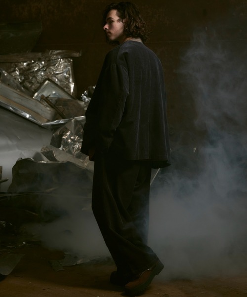 CASPER JOHN(キャスパージョン)の「Corduroy cross collar tailored jacket/コーデュロイクロスカラーテーラードジャケット(テーラードジャケット・メンズ・チャコールグレー/インディゴブルー/ナチュラル・SMALL/MEDIUM/LARGE)」の20枚目の写真