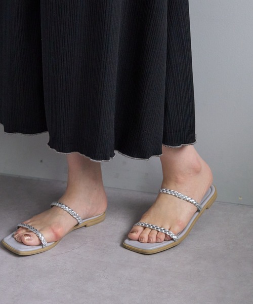 natural couture（ナチュラルクチュール）の「WEB限定/ヘルシー開きバックリボンテレコリブワンピース（ワンピース・レディース・ブラウン/ブラック/ピンクベージュ・FREE）」の22枚目の写真