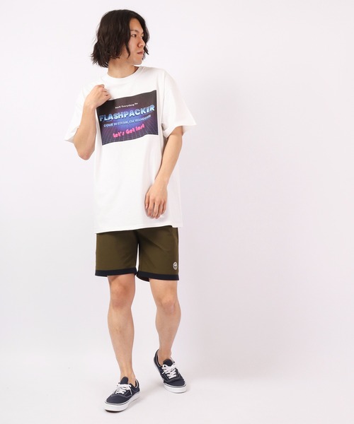 FLASH PACKER(フラッシュパッカー)の「FLASH PACKER 半袖Tシャツ(Tシャツ/カットソー・メンズ・ブラック/ブルー/ホワイト・XL/L/M)」の7枚目の写真