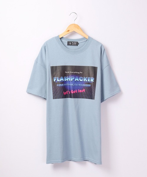 FLASH PACKER(フラッシュパッカー)の「FLASH PACKER 半袖Tシャツ(Tシャツ/カットソー・メンズ・ブラック/ブルー/ホワイト・XL/L/M)」の19枚目の写真