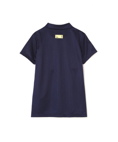 【PING APPAREL】ポリエステルカノコ 半袖ハーフジップハイネックシャツ ＜GOLD LINE＞ (MENS)