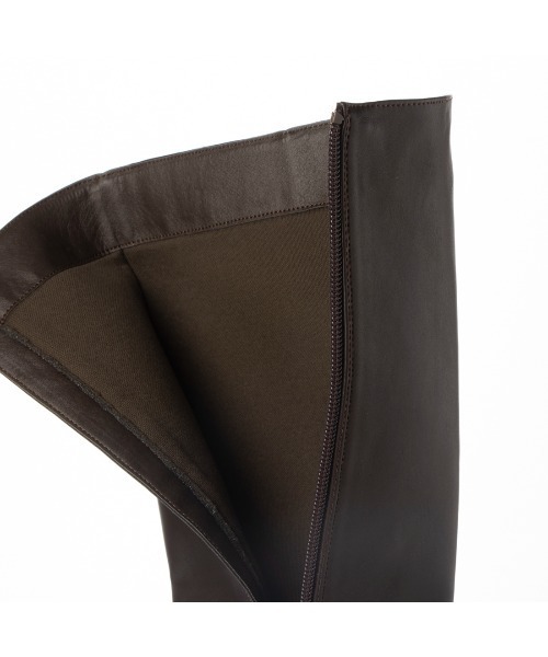 EVOL（イーボル）の「【EVOL】5.5cmスクエアロングブーツ IT9861（ブーツ・レディース・ブラック/ベージュ/ブラウン・22.5cm/23.5cm/24.5cm/23.0cm/24.0cm/25.0cm）」の21枚目の写真