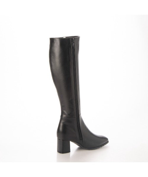 EVOL（イーボル）の「【EVOL】5.5cmスクエアロングブーツ IT9861（ブーツ・レディース・ブラック/ベージュ/ブラウン・22.5cm/23.5cm/24.5cm/23.0cm/24.0cm/25.0cm）」の6枚目の写真