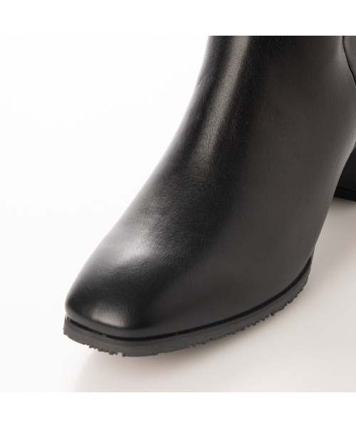 EVOL（イーボル）の「【EVOL】5.5cmスクエアロングブーツ IT9861（ブーツ・レディース・ブラック/ベージュ/ブラウン・22.5cm/23.5cm/24.5cm/23.0cm/24.0cm/25.0cm）」の8枚目の写真