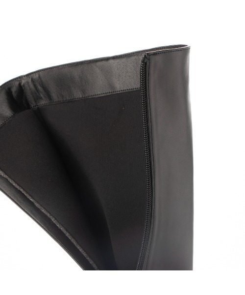 EVOL（イーボル）の「【EVOL】5.5cmスクエアロングブーツ IT9861（ブーツ・レディース・ブラック/ベージュ/ブラウン・22.5cm/23.5cm/24.5cm/23.0cm/24.0cm/25.0cm）」の9枚目の写真