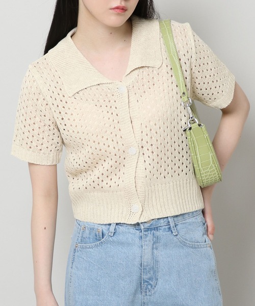 ALAND(エーランド)の「3.3Field Trip/カラーニットTOP 2299883(ニット/セーター・レディース・ライトブルー/ライトグリーン/アイボリー・FREE)」の1枚目の写真