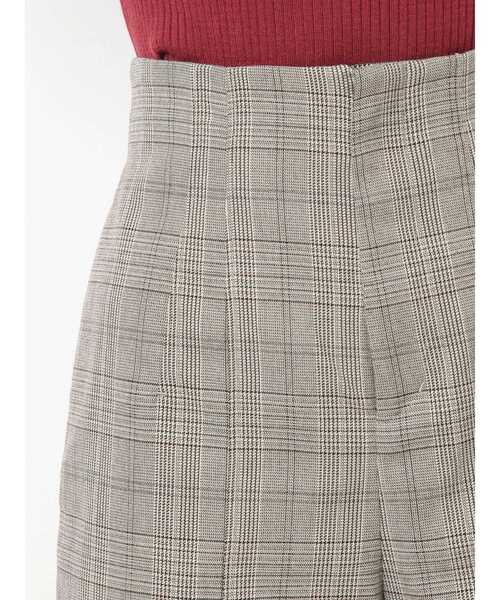 MERCURYDUO（マーキュリーデュオ）の「ハイウエストチェックショートパンツ（その他パンツ・レディース・ライトグレー/その他1・SMALL/MEDIUM）」の18枚目の写真