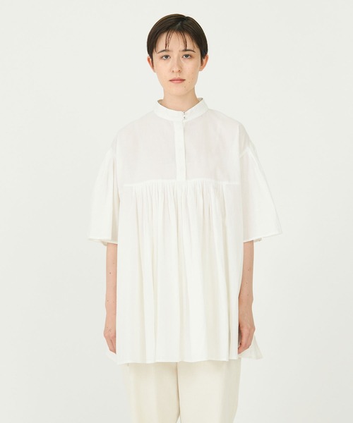 アデュートリステス コンジェペイエ リネン 2way 千鳥格子 チュニック conges payes ADIEU TRISTESSE（コンジェ ペイエ アデュー