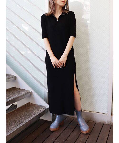 MURUA(ムルーア)の「サイドゴアチャンキーブーツ(ブーツ・レディース・ブラック/ブルー・35/36/37)」の6枚目の写真