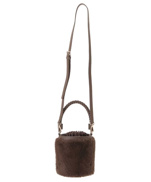 RESEXXY（リゼクシー）の「ツイストハンドルフラッフィーバッグ（ショルダーバッグ・レディース・ブラウン/アイボリー・FREE）」の18枚目の写真