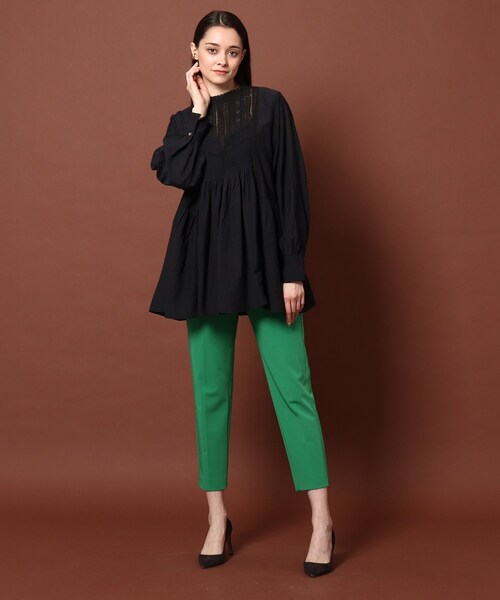 DRESSTERIOR（ドレステリア）の「◆インドレースチュニック（チュニック・レディース・ブラック/オフホワイト/ブルー・38/36）」の19枚目の写真