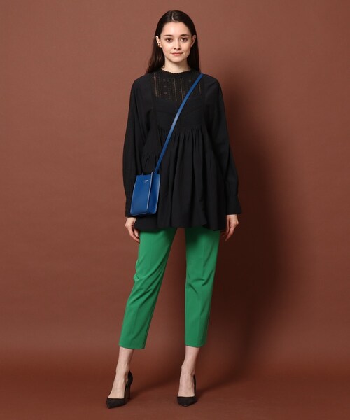 DRESSTERIOR（ドレステリア）の「◆インドレースチュニック（チュニック・レディース・ブラック/オフホワイト/ブルー・38/36）」の11枚目の写真