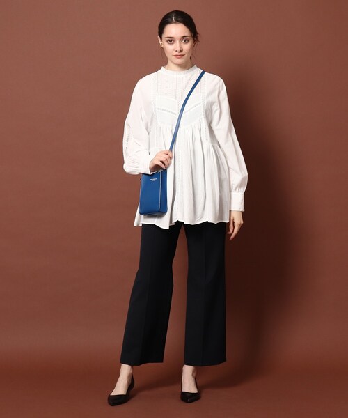 DRESSTERIOR（ドレステリア）の「◆インドレースチュニック（チュニック・レディース・ブラック/オフホワイト/ブルー・38/36）」の7枚目の写真