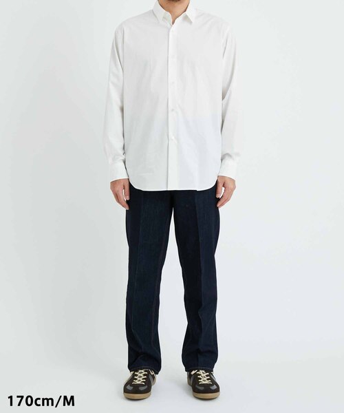 ADAM ET ROPE'（アダムエロペ）の「【コットンUSA】デニム センタークリース スラックス/サステナブル/セットアップ対応（デニムパンツ・メンズ・ブラック系その他/ブルー系その他3/ネイビー・S/L/XL/M）」の17枚目の写真