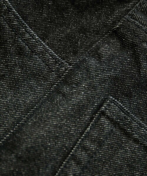 ADAM ET ROPE'（アダムエロペ）の「【コットンUSA】デニム センタークリース スラックス/サステナブル/セットアップ対応（デニムパンツ・メンズ・ブラック系その他/ブルー系その他3/ネイビー・S/L/XL/M）」の4枚目の写真