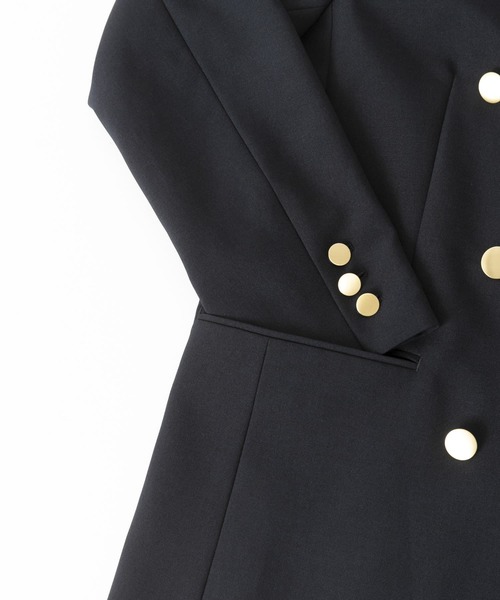 URBAN RESEARCH（アーバンリサーチ）の「『36サイズ』ダブルブレストブレザージャケット（その他アウター・レディース・ネイビー・38/36）」の12枚目の写真
