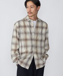 SHIPS | SHIPS:〈ウォッシャブル〉テックウール リラックスフィット レギュラーカラー シャツ 22FW(シャツ/ブラウス)