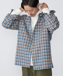 SHIPS | SHIPS:〈ウォッシャブル〉テックウール リラックスフィット レギュラーカラー シャツ 22FW(シャツ/ブラウス)
