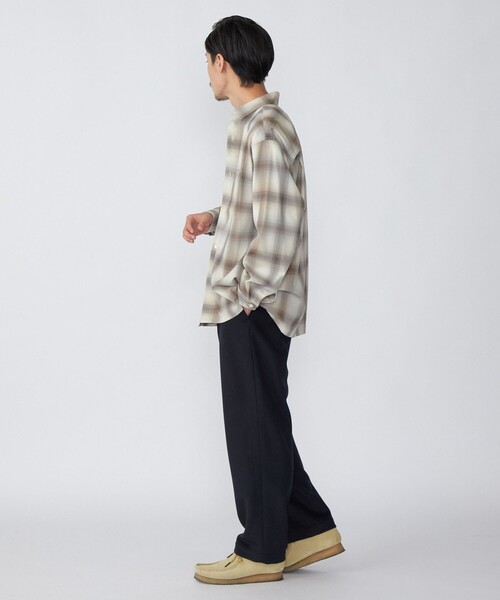 SHIPS(シップス)の「SHIPS:〈ウォッシャブル〉テックウール リラックスフィット レギュラーカラー シャツ 22FW(シャツ/ブラウス・メンズ・ベージュ/ベビーピンク/ネイビー・LARGE/SMALL/X-LARGE/MEDIUM)」の9枚目の写真
