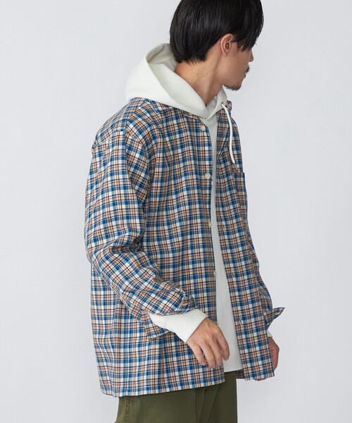 SHIPS(シップス)の「SHIPS:〈ウォッシャブル〉テックウール リラックスフィット レギュラーカラー シャツ 22FW(シャツ/ブラウス・メンズ・ベージュ/ベビーピンク/ネイビー・LARGE/SMALL/X-LARGE/MEDIUM)」の22枚目の写真