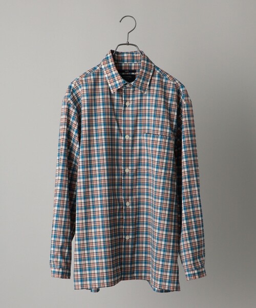 SHIPS(シップス)の「SHIPS:〈ウォッシャブル〉テックウール リラックスフィット レギュラーカラー シャツ 22FW(シャツ/ブラウス・メンズ・ベージュ/ベビーピンク/ネイビー・LARGE/SMALL/X-LARGE/MEDIUM)」の16枚目の写真