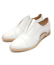 ALL BLACK | 【カタログ掲載】(ALL BLACK) 14193 CAP TOE SIDE OPEN SHOES(その他シューズ)