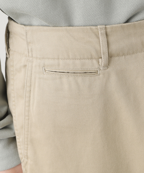 ★極美品 nanamica ワイドテーパードチノ SUCF913 ベージュ 30 nanamica (ナナミカ) Wide Chino Pants / ワイドチノパンツ